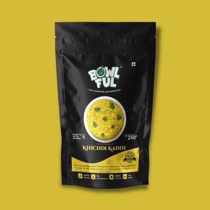 Bowlful Khichdi Kadhi - 48g Net, Light Rice & Yogurt Curry, Easy to Digest