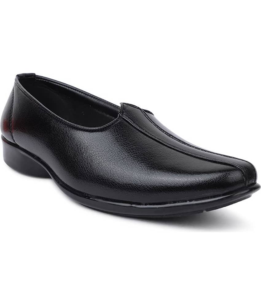 Action - Black Men's Slip On Formal Shoes