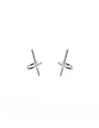 Infinity Stud Earrings-Pair