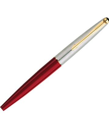 Parker Galaxy Standard Roller Red Ball Pen With Blue Ink Colour Refill. Roller Ball Pen (Blue)