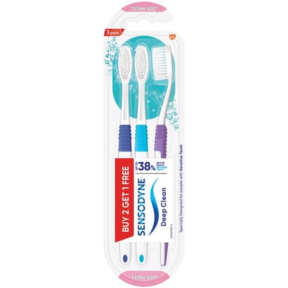 Sensodyne Deep Clean Extra Soft Toothbrush B2G1