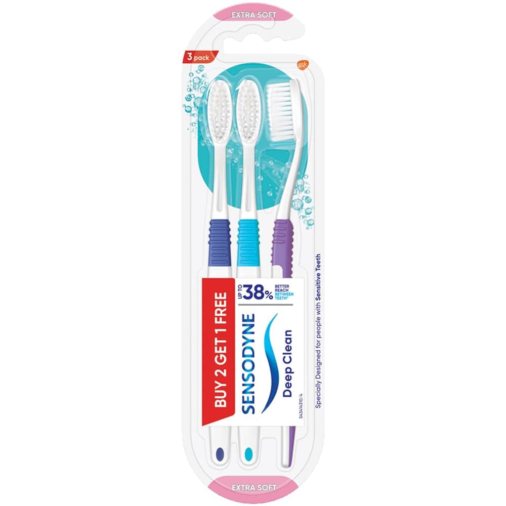 Sensodyne Deep Clean Extra Soft Toothbrush B2G1