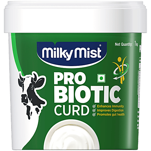 Milky Mist Curd - Rich In Probiotics & Calcium, Thick, Creamy, 1 kg