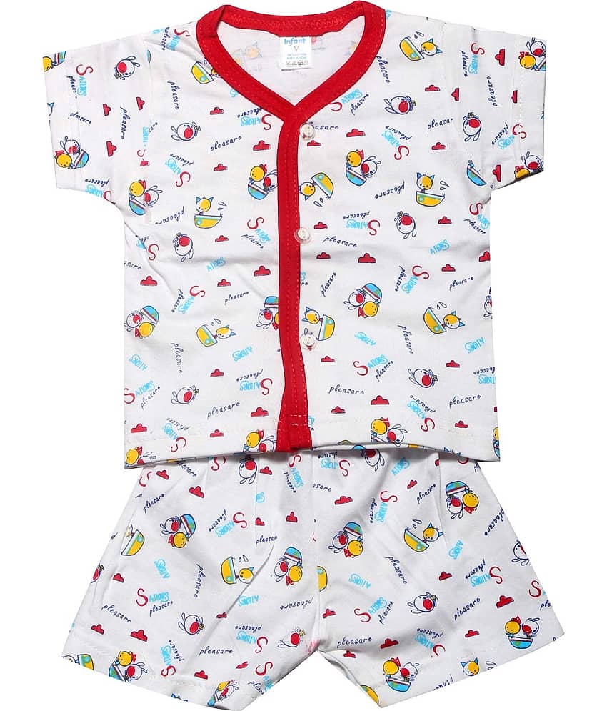 INFANT Unisex for Baby 100% Cotton T Shirts & Shorts ( Multi )