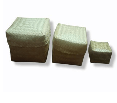 Bamboo Square Box  - 6 Inches