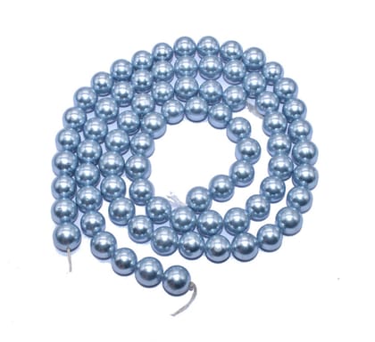 Natural Freshwater Round Pearl Oysters Loose Beads for  Craft & Jewelry Making.  FWP-045-Per String Of Approx 40 Pcs / 10 MM