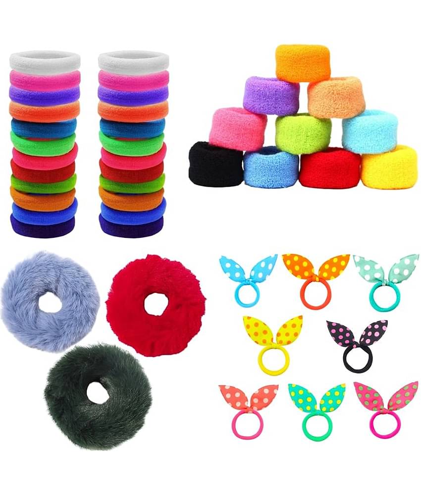 BELLO TOKO - Multi Girls Rubber Band ( Pack of 4 )