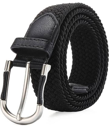 Infispace - Black Nylon Men's Formal Belt ( Pack of 1 )