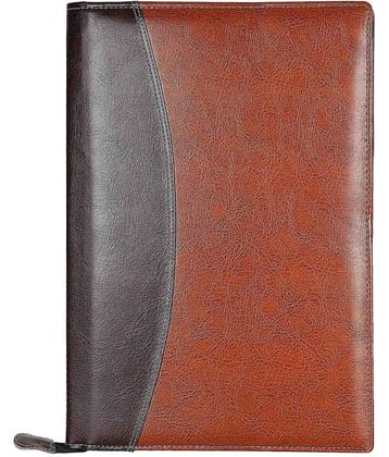 Freedy Brown Zip Folder ( Pack of 1 )