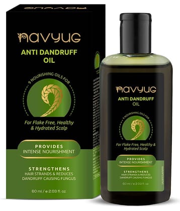 Leeford Navyug Anti-Dandruff Hair Oil | Reduces Dandruff & Nourishes Scalp | 60ml