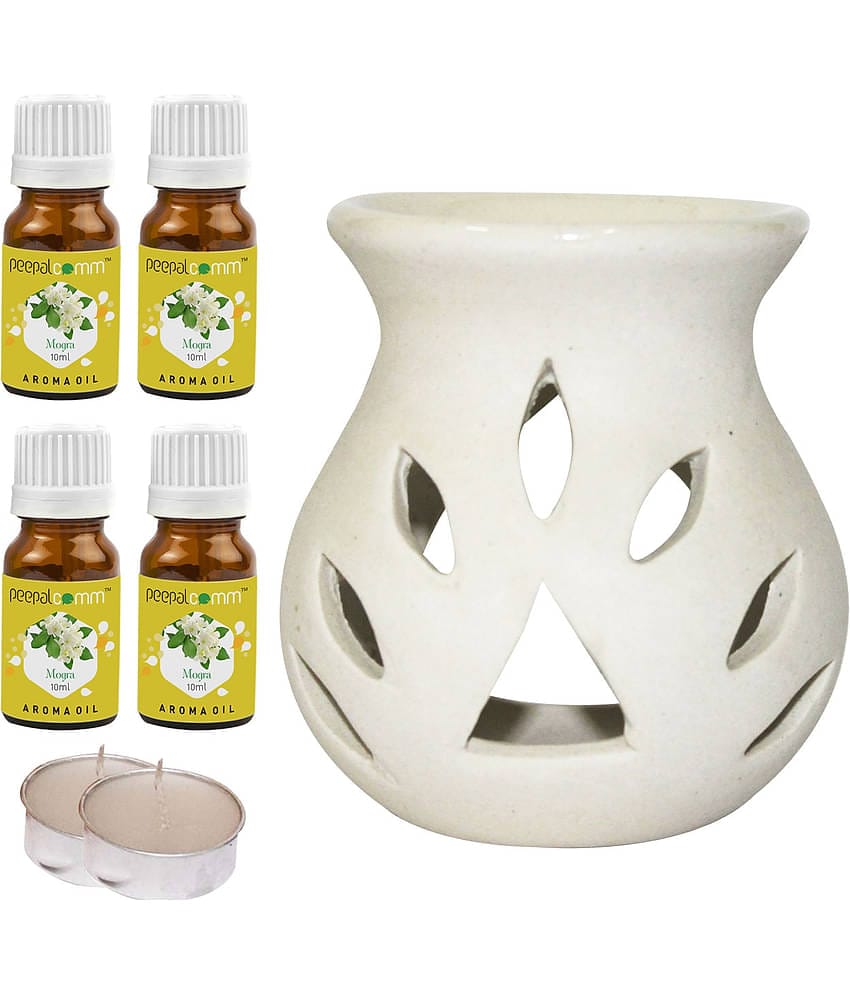 Peepalcomm Ceramic Aroma Oils & Diffusers Set - Pack of 7