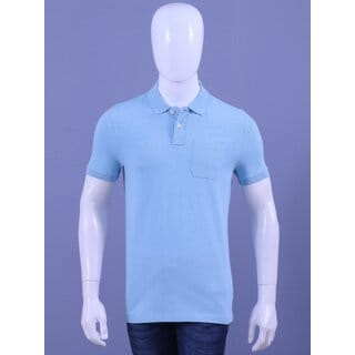 REDLINE MENS LIGHT BLUE POCKET POLO T-SHIRTS