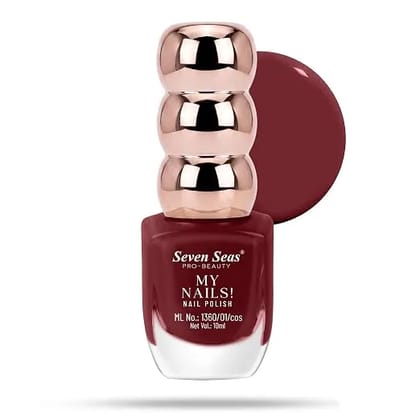 Seven Seas My Nails Nail Polish, High Colour Pay Off, Long Lasting, Quick Drying, Chip Resistant, Non-Staining, 10ml (351, 10ml) Seven Seas My Nails Nail Polish, High Colour Pay Off, Long Lasting, Quick Drying, Chip Resistant, Non-Staining, 10ml (351, 10ml)