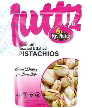Mr.Nuttz Salted Pistachios Nut 500 g Dry Fruits