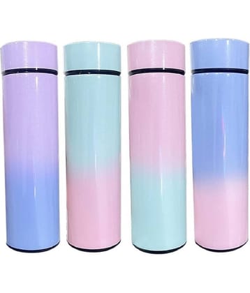 Rangwell  new - Multicolour Water Bottle 500 mL ( Set of 1 )