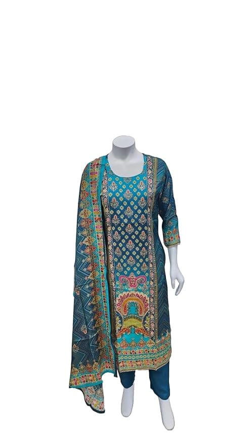 Muslin Stitched Kurta Set with Dupatta