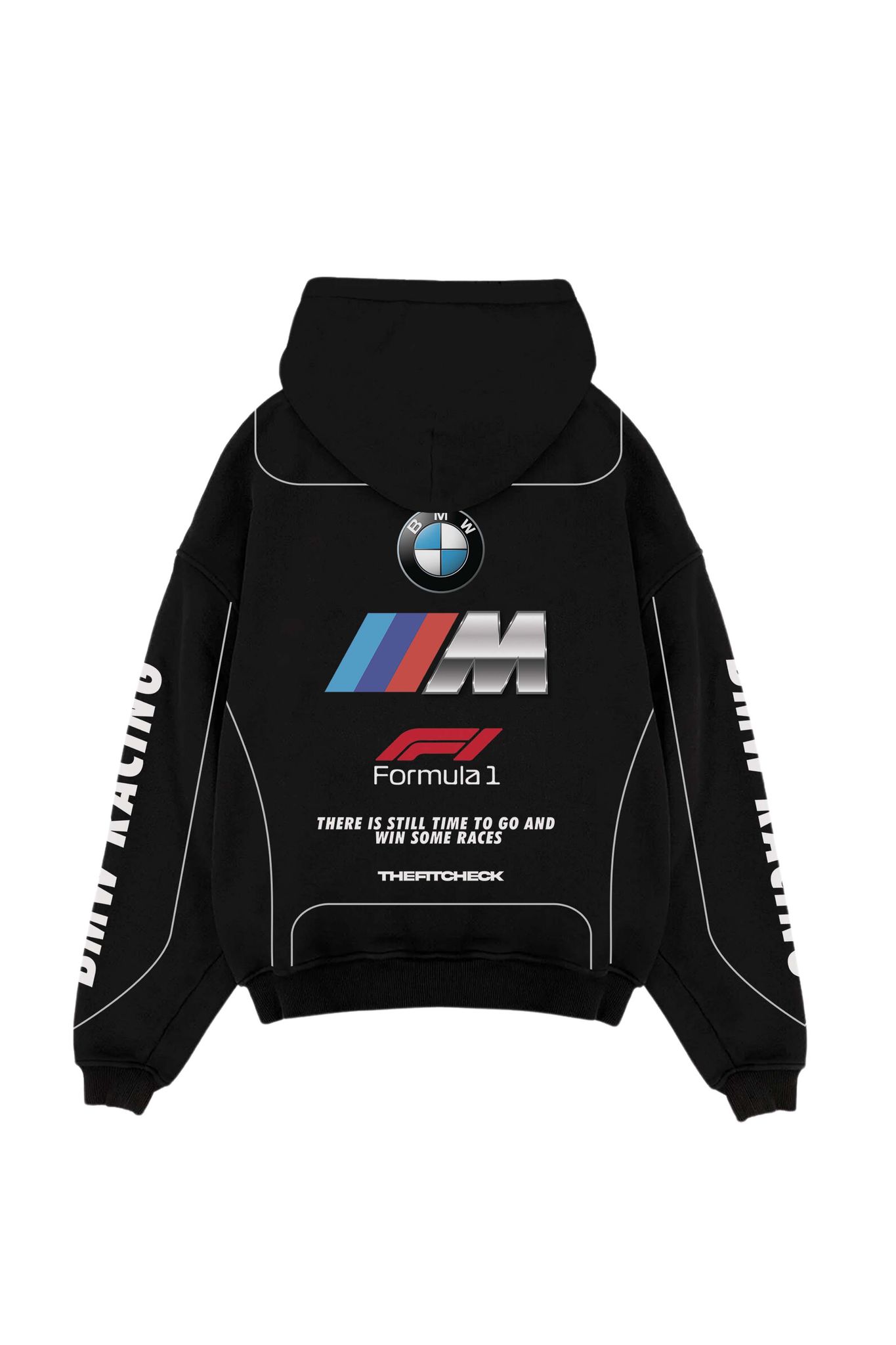 BMW Designed Oversized Hoodie-S / Black