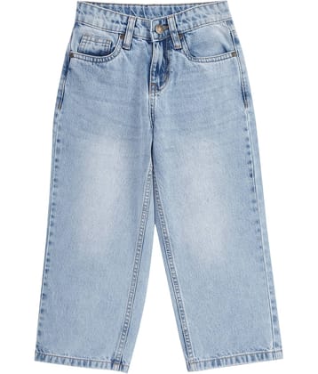 Cub Mcpaws Girls Cotton Jeans ( Pack of 1 , Denim Blue )