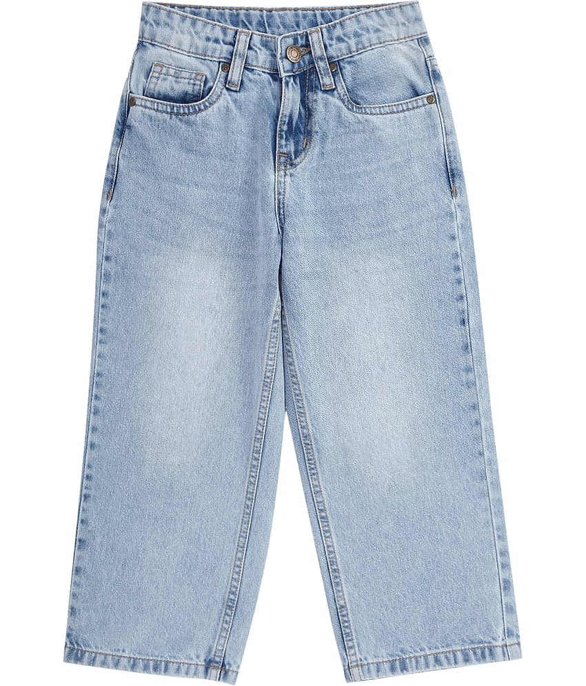 Cub Mcpaws Girls Cotton Jeans ( Pack of 1 , Denim Blue )