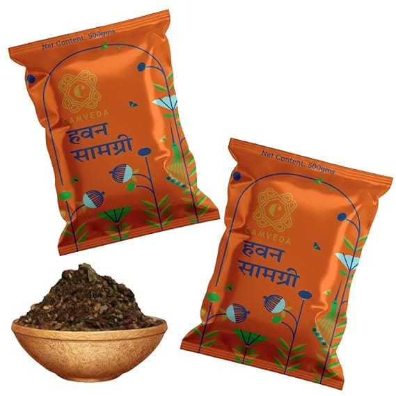 Sacred Herbs for Yagya and Hawan Traditional Vedic Puja Samagri