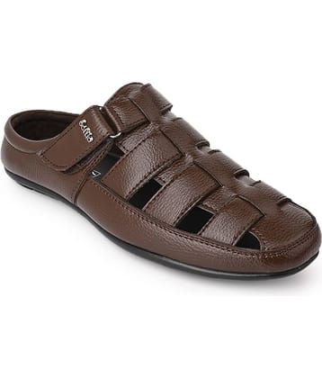 softio - Brown Men's Sandals