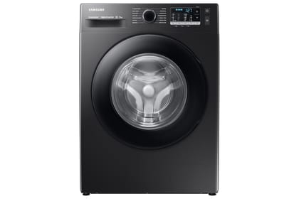 Samsung 8 kg, Hygiene Steam with Inbuilt Heater, Digital Inverter, Fully-Automatic Front Load Washing Machine (WW80TA046AB1TL, Black) Black