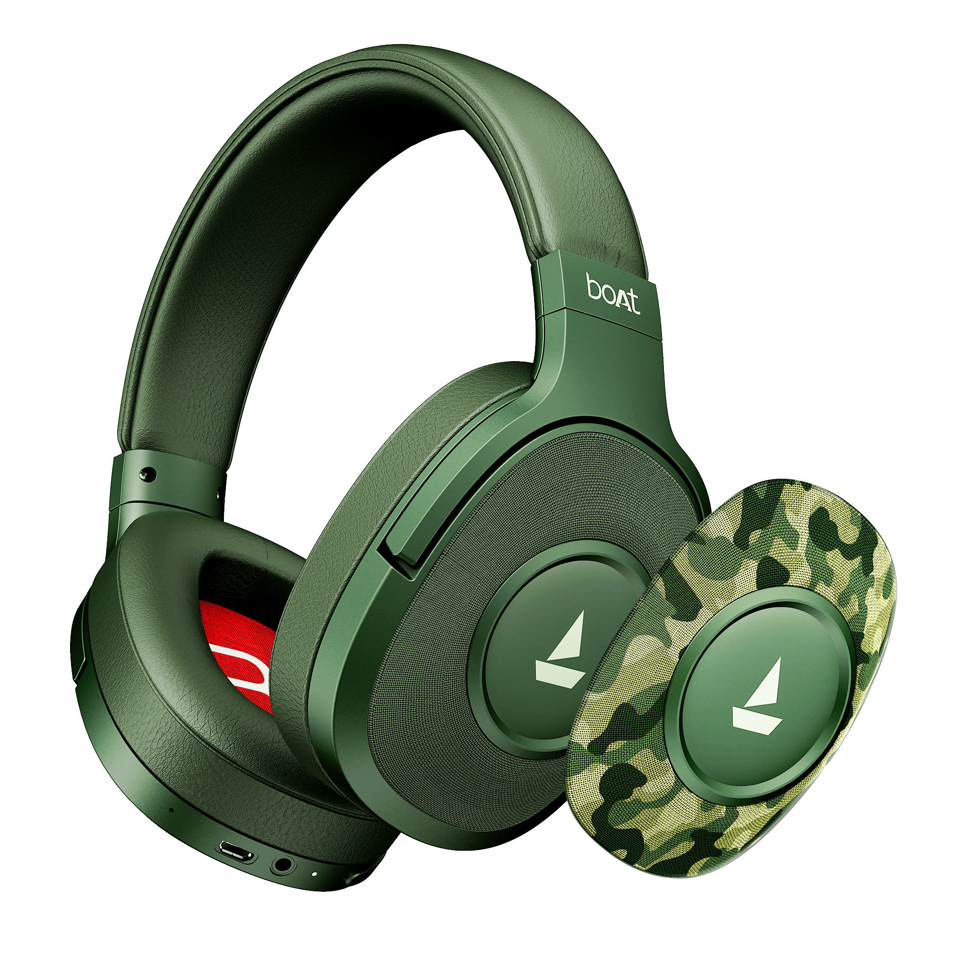 boAt Rockerz Plus 550 | Wireless Headphones with 100H Playback, 50mm Drivers & boAt Signature Sound boAt Rockerz Plus 550 | Wireless Headphones with 100H Playback, 50mm Drivers & boAt Signature Sound - White Prism