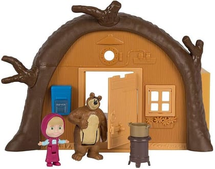 SIMBA Masha and the Bear, Bear Playset  (Multicolor)