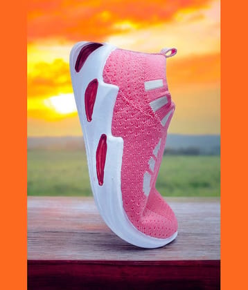 Fabbmate - Pink Girl's Sports Shoes ( 1 Pair )