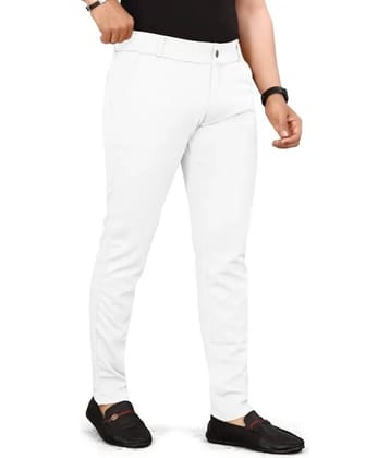 ikigai Regular Flat Men's Chinos - Maroon ( Pack of 1 )