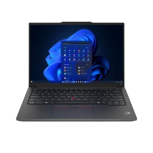 Lenovo ThinkPad E14, AMD Ryzen 5 7535HS, 16GB RAM, 512GB SSD, WUXGA IPS 14"(35.56cm), Win11 Home, MS Office'24, Graphite Black, 1.42kg, 21M3S0AJ00, 300 Nits, Backlit, Fingerprint, Thin&Light Laptop
