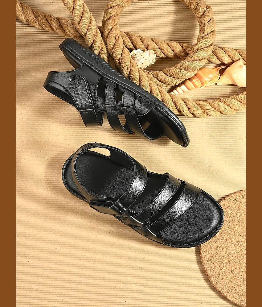 Footloose - Black Men's Sandals