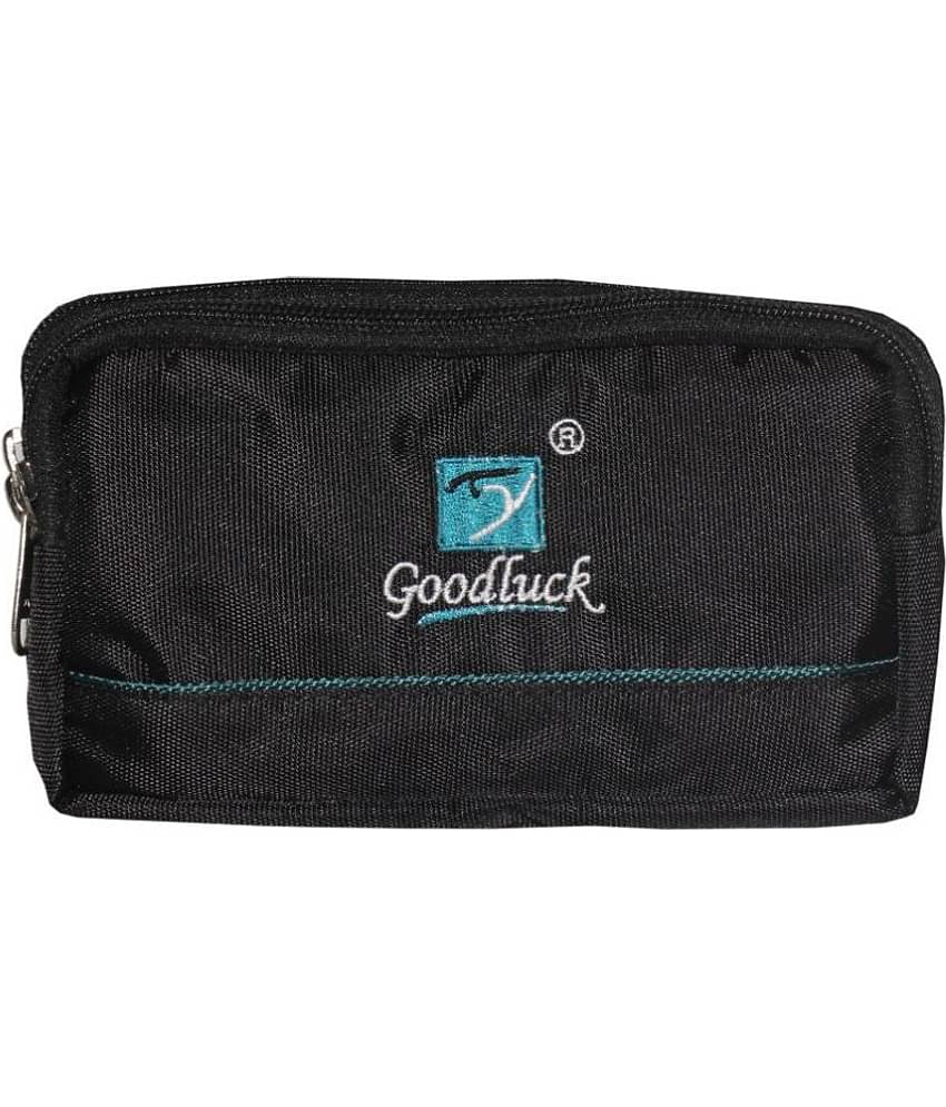 Goodluck Polyester Black Waist Pouch