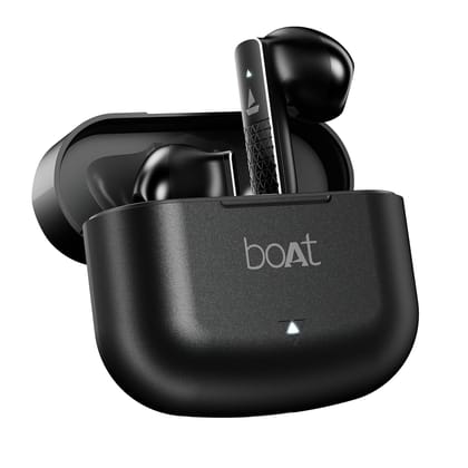 BoAt Airdopes 91 Prime, 45HRS Battery, 13mm Drivers, Metallic Finish, Low Latency,ENx Tech, Fast Charge, v5.3 Bluetooth TWS in Ear Earbuds Wireless Earphones with mic