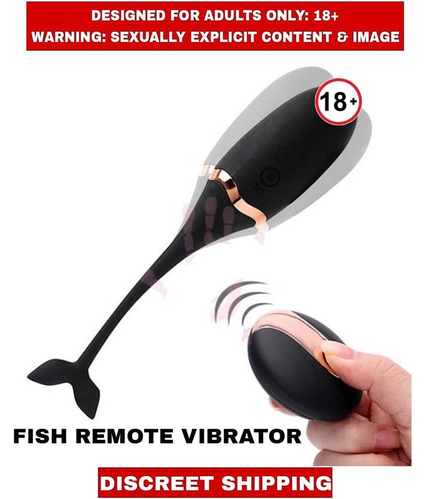 FEMALE ADULT SEX TOYS FISHY Silicon REMOTE CONTROL G-spot Vibrator For Women