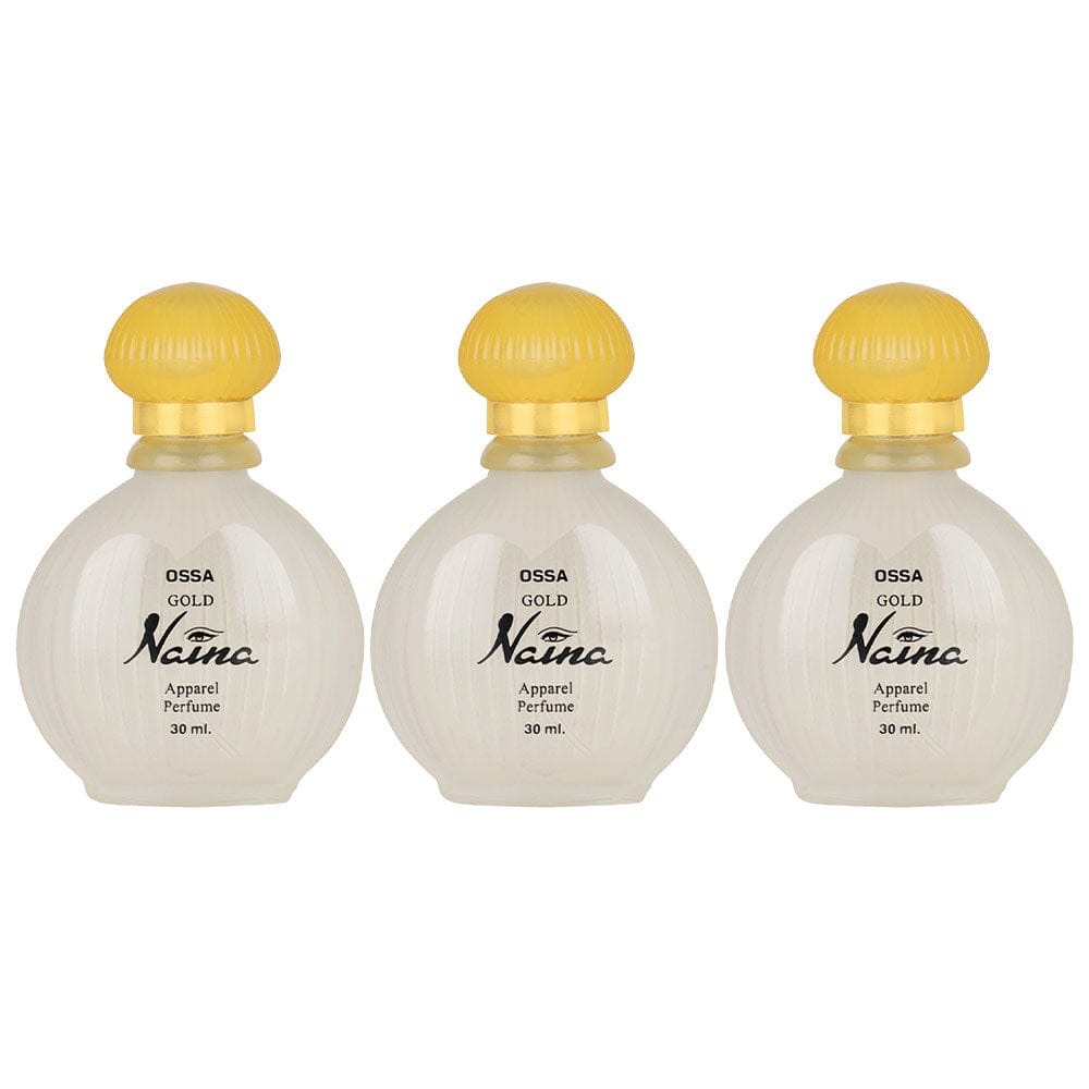Ossa Gold Naina Unisex Eau De Parfum Premium Long Lasting Perfume 30ml For Men And Women (Pack of 3)