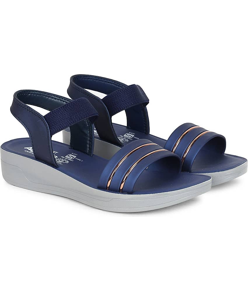 Aqualite Blue Women's Floater Sandals