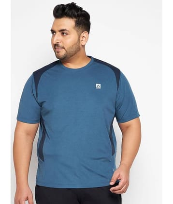 AUSTIVO - Blue Polyester Regular Fit Men's Sports T-Shirt ( Pack of 1 )