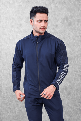 Active Camo Jacket- Navy-S