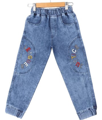 Cremlin Clothing Pack of 1 Boys Cotton Blend Trackpant ( Blue )