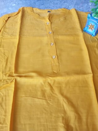 Sunny Yellow Kurtha Dress Sunny Yellow Kurtha Dress