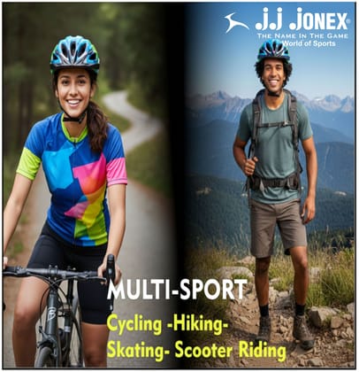 JJ JONEX Multi-Sport Helmet for Cycling, Hiking, Skating & Scooter Riding