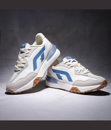 ASIAN POWERKICK-06 Cream Men's Sports Running Shoes