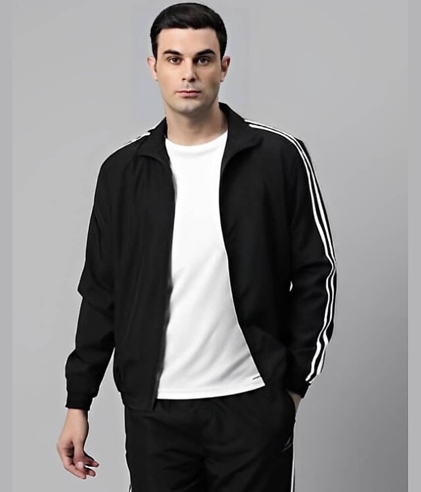PLUS PARADISE Polyester Men's Casual Jacket - Black ( Pack of 1 )