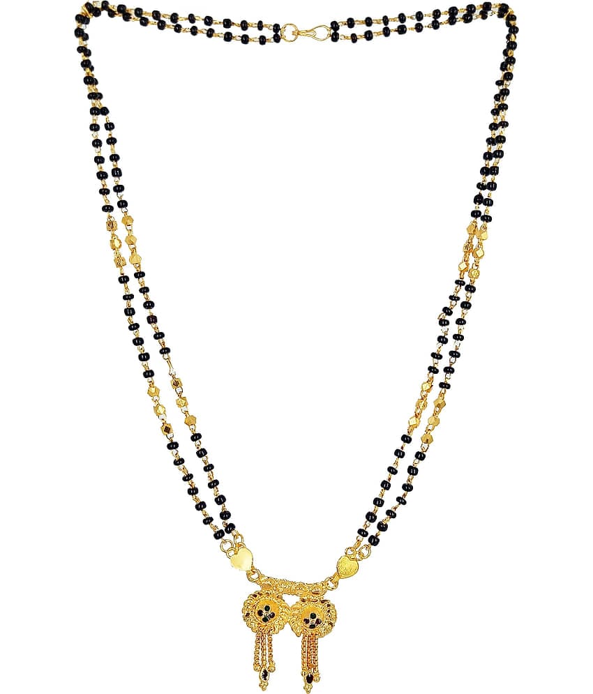 JIPPA - Golden Mangalsutra ( Pack of 1 )