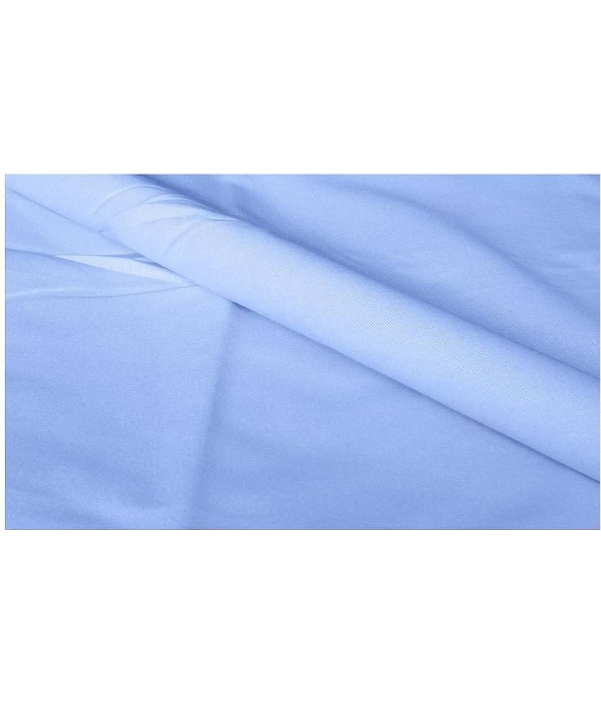 Makhanchor - Blue Cotton Men's Unstitched Shirt Piece ( Pack of 1 )