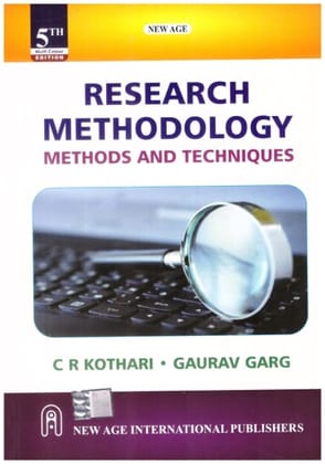 Research Methodology : Methods And Techniques 5th Edition 2023