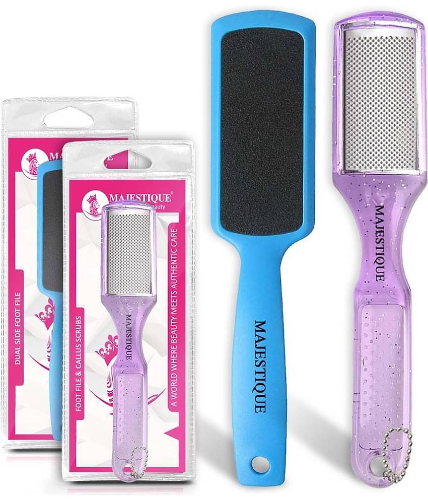 Majestique 2 Pcs Foot Files Kit Foot Rasp and Double-Sided Heel File Pedicure Callus Remover