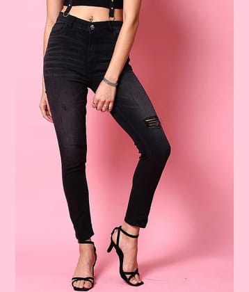 Freehand - Black Cotton Blend Slim Fit Womens Jeans ( Pack of 1 ) - None