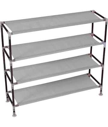 PrettyKrafts Metal 4 Tier Shoe Rack Assorted